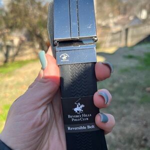 Beverly Hills Polo Club Black Reversible Belt